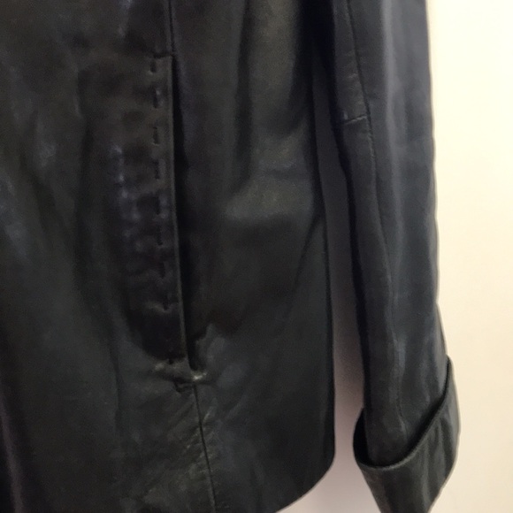 Ann Taylor Leather Jacket - Picture 4 of 9